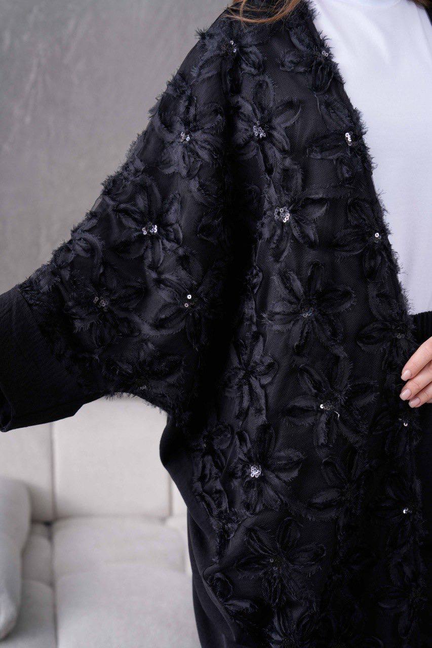 Ensemble Kimono 2 Pièces à fleurs 3D REFWTR2025