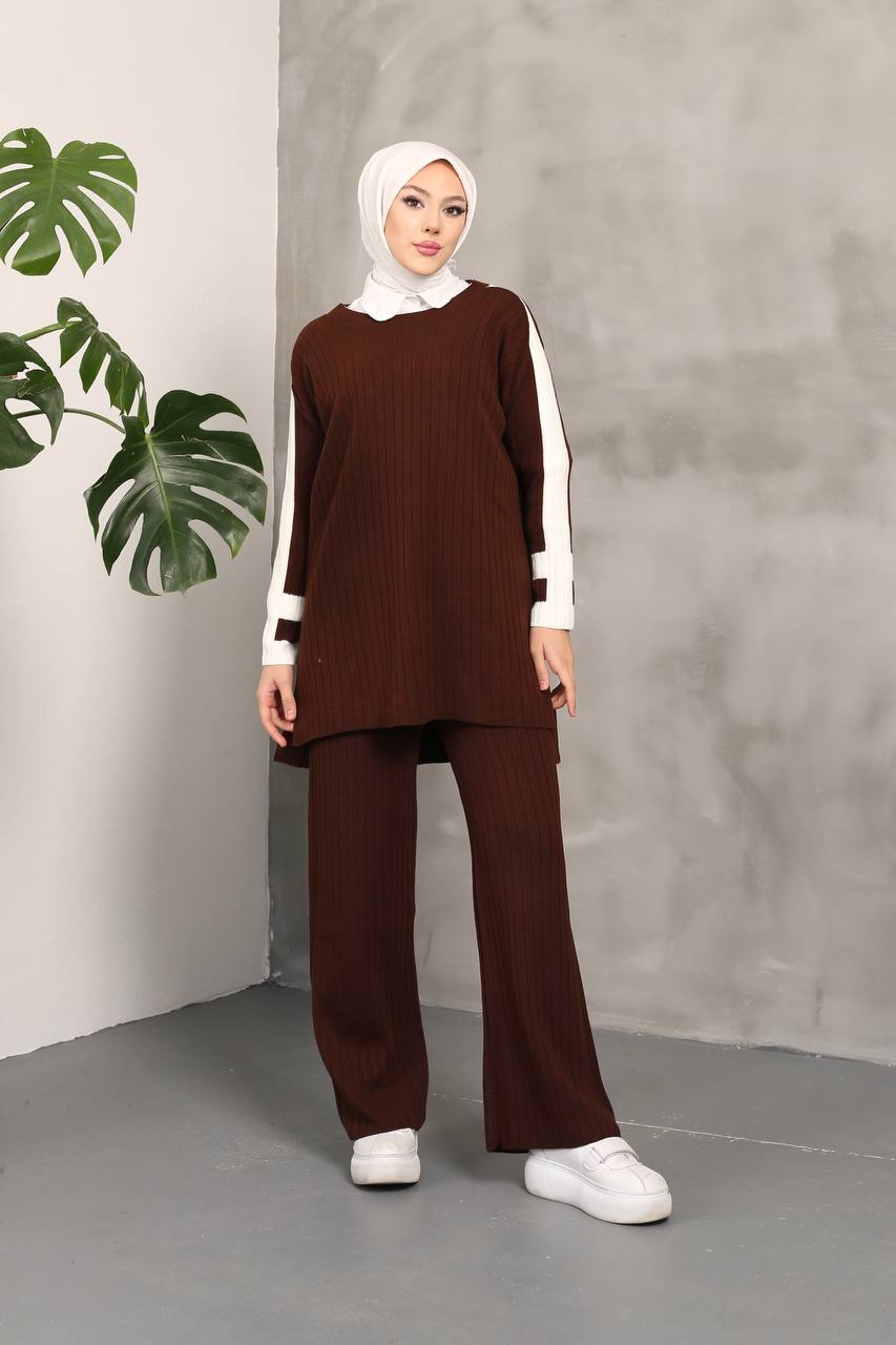 Ensemble 2 Pièces en Tricot Taille Standard Réf9EFSUN