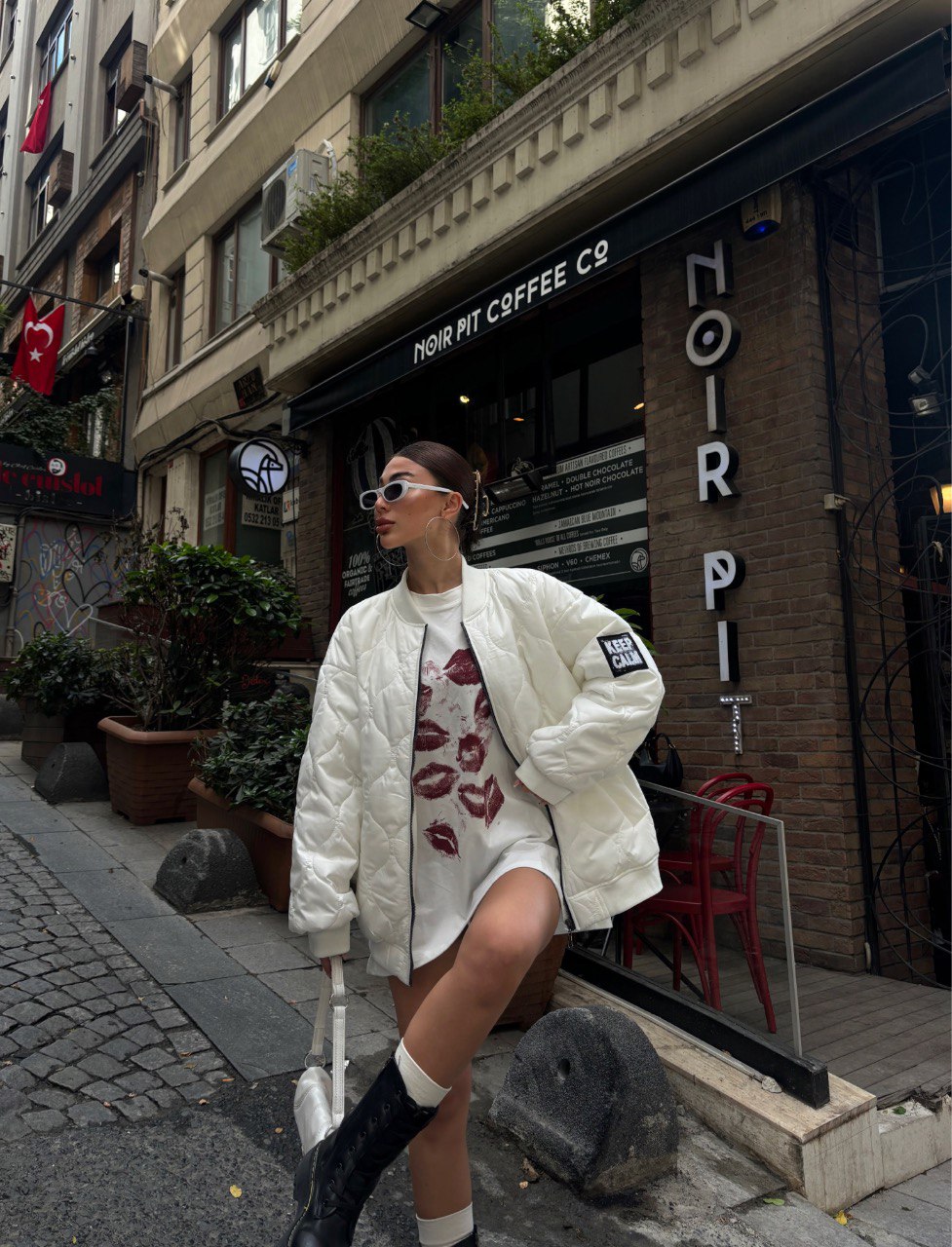 Bomber Jacket Oversize Matelassé Réf7058