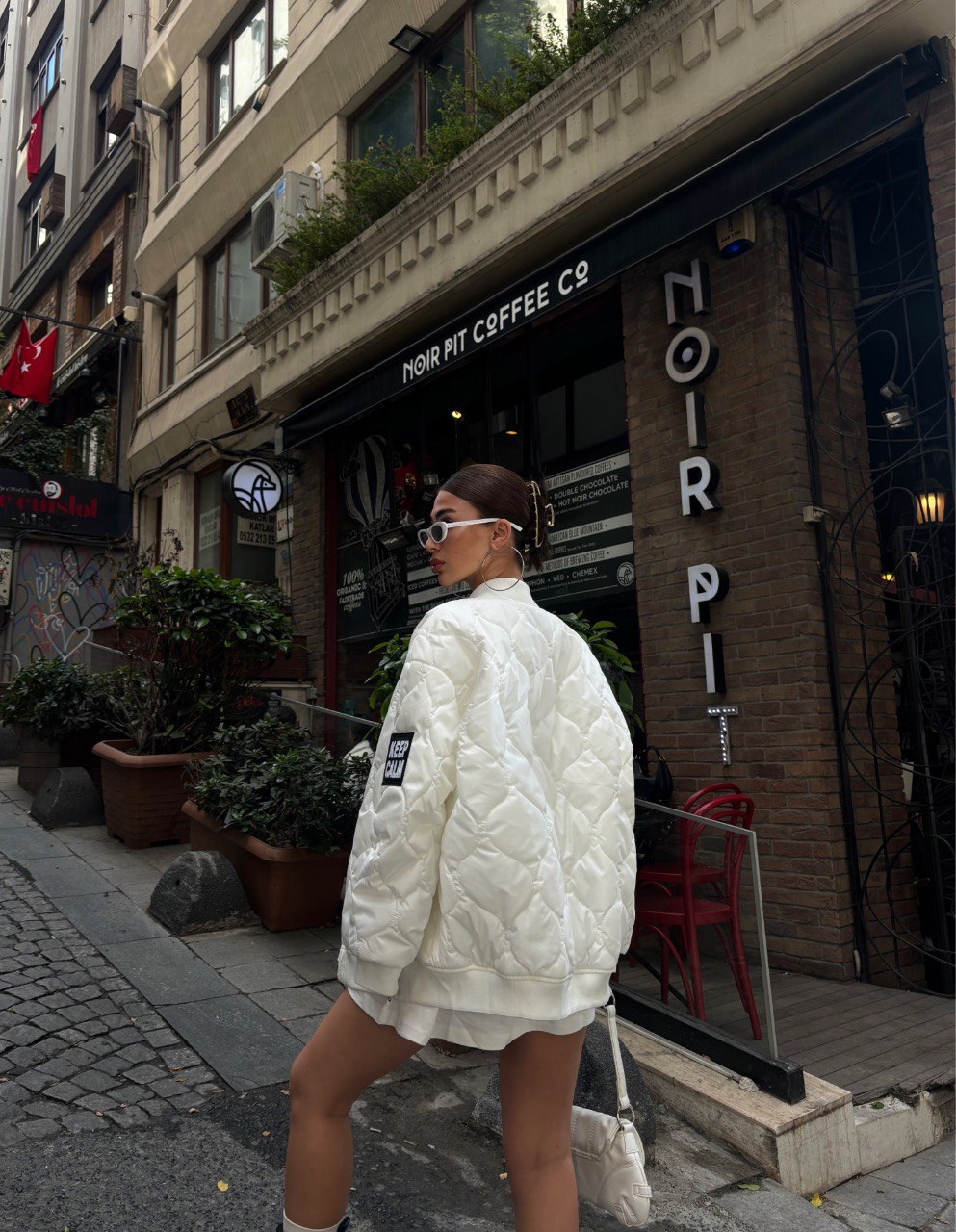 Bomber Jacket Oversize Matelassé Réf7058