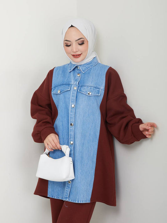 Enemble en coton x Jeans Réf1 EFSUN