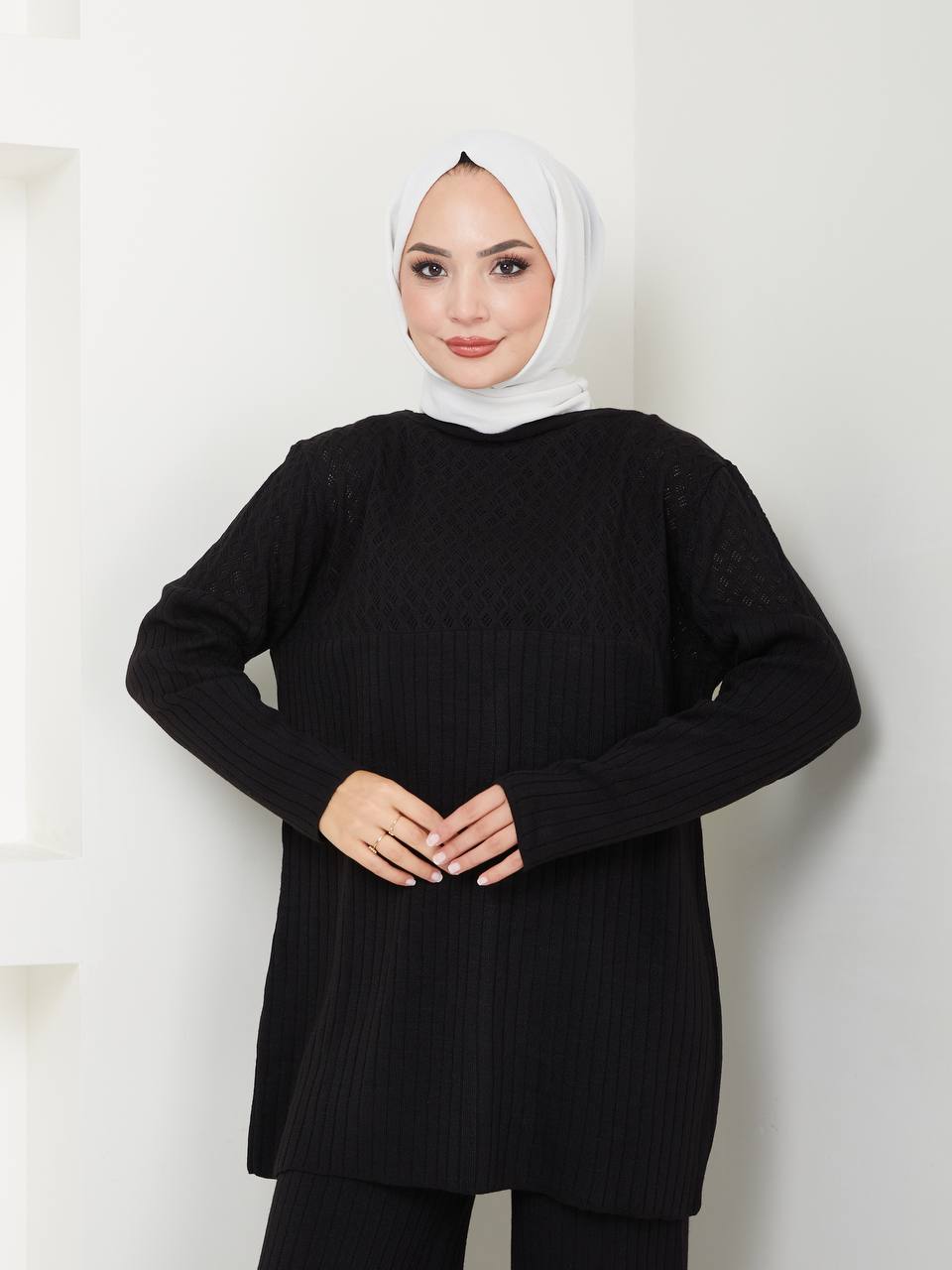 Ensemble 2 Pièces en Tricot Taille Standard Réf8EFSUN