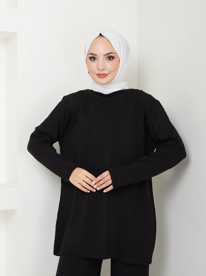 Ensemble 2 Pièces en Tricot Taille Standard Réf8EFSUN