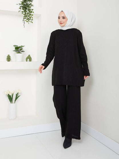 Ensemble 2 Pièces en Tricot Taille Standard Réf8EFSUN