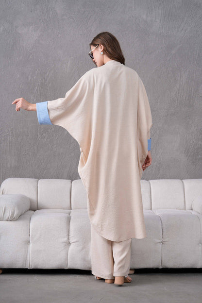 Ensemble Kimono 2 Pièces à fleurs 3D REFWTR2025