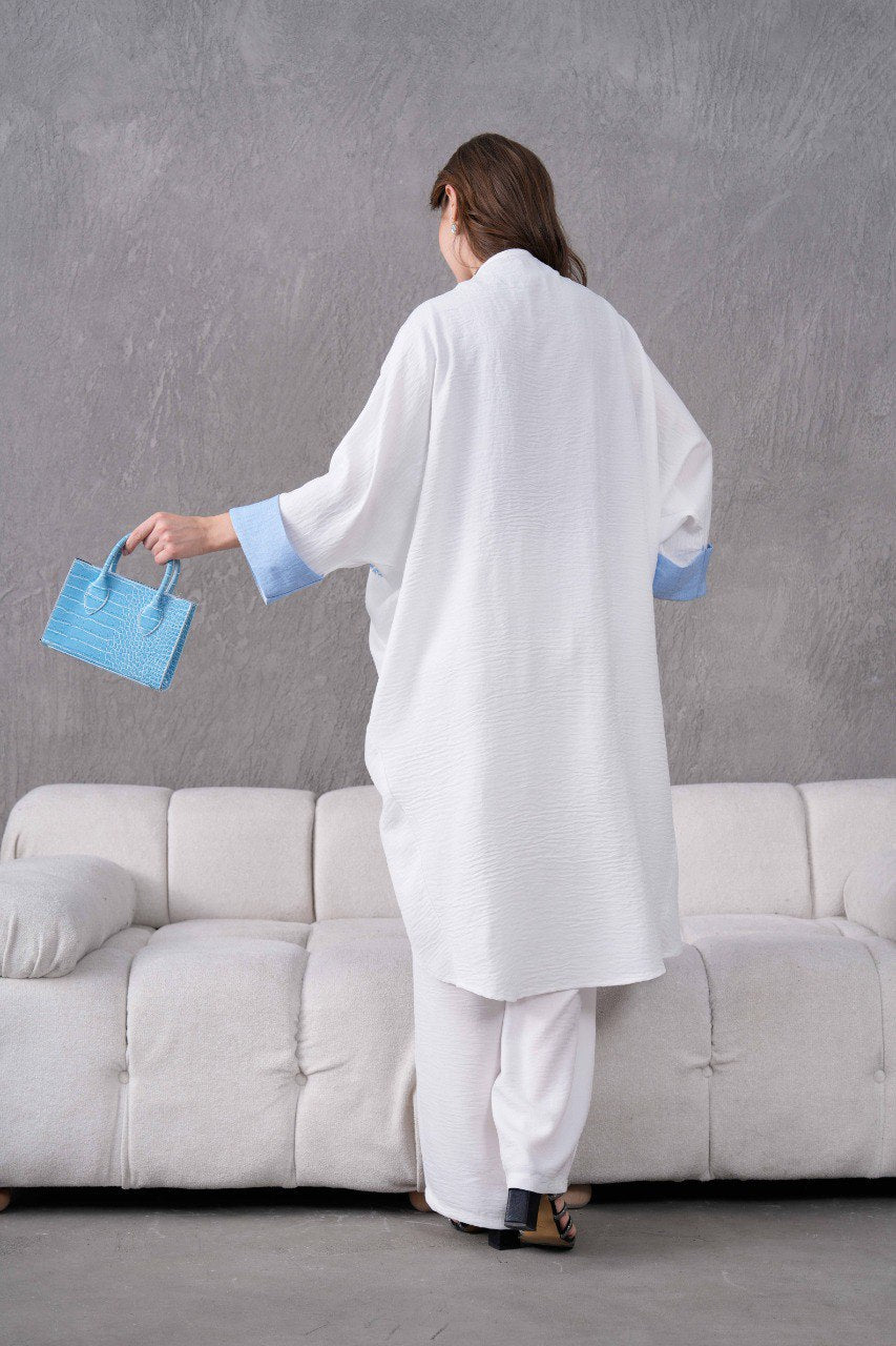 Ensemble Kimono 2 Pièces à fleurs 3D REFWTR2025