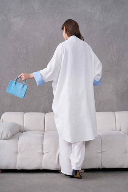 Ensemble Kimono 2 Pièces à fleurs 3D REFWTR2025