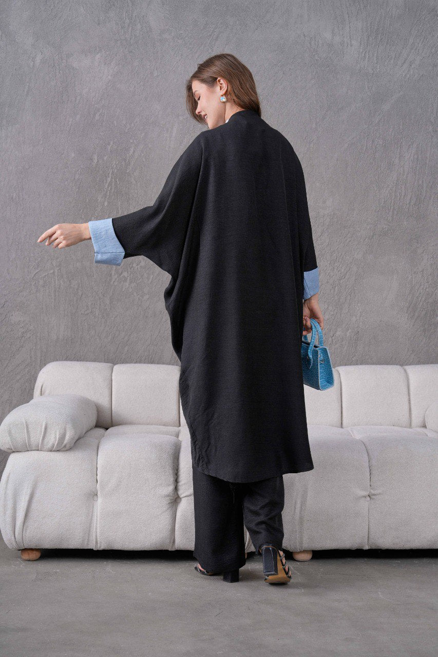 Ensemble Kimono 2 Pièces à fleurs 3D REFWTR2025