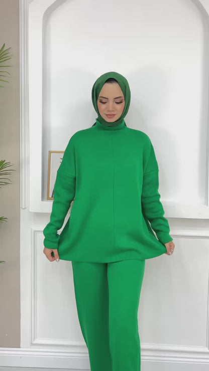 Ensemble 2 Pièces en Tricot Taille Standard Réf10EFSUN